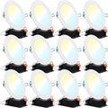 12 Pack 4 Inch Ultra Thin LED Recessed Ceiling Lights I663945