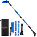 47.2" Ice Scraper with Extendable Snow Brush and Foam Grip X5037
