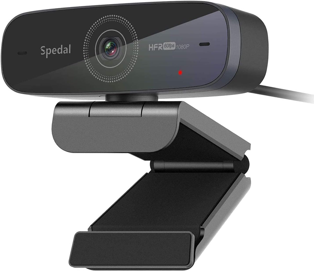 1080P 60fps Webcam with Dual Microphone, AutoFocus, USB Computer Camera Pack of 2 G6935