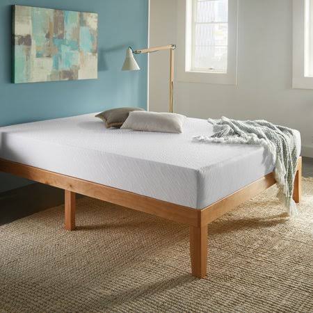 10 in. Supportive Memory Foam Bed, Queen Size H855