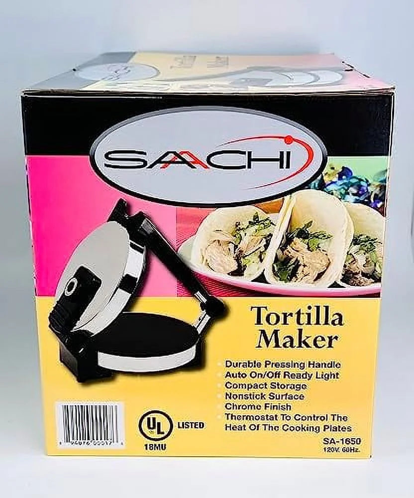 Electric Non-Stick Roti Chapati Tortilla Maker with Temperature Control H334