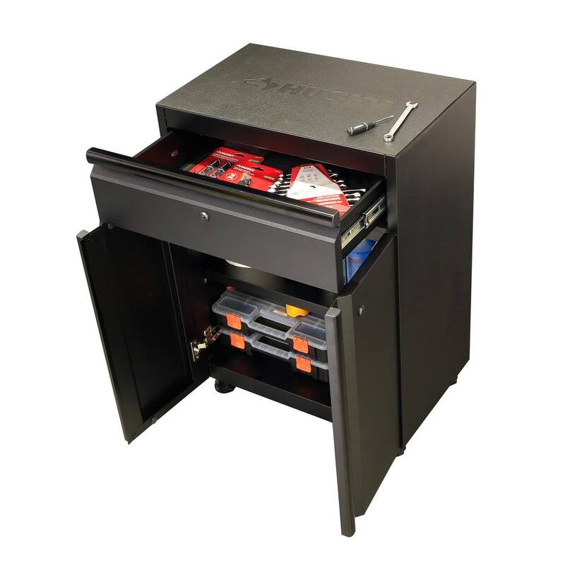 10-Piece Welded Steel Garage Storage System in Black C793