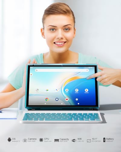 10 inch Android Tablet with Keyboard Case Y56030