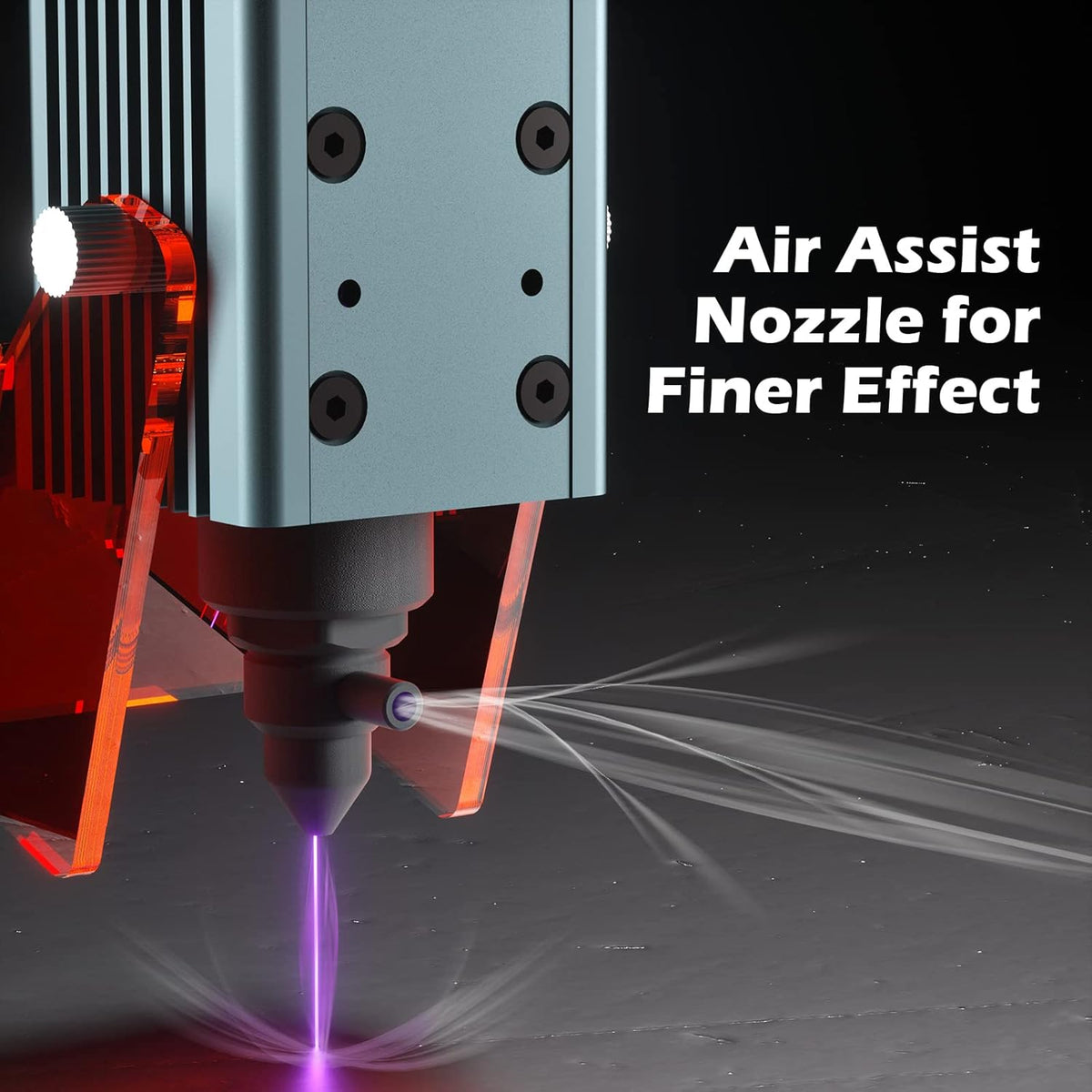 10W Compressed Spot Laser Module with Air Assist Nozzle N919413