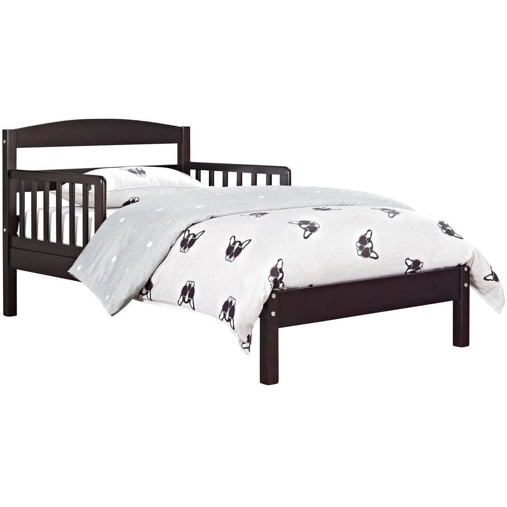 Wood Toddler Bed with Safety Guardrails C121