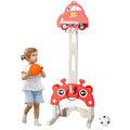 3-in-1 Adjustable Height Basketball Hoop Playset D583054