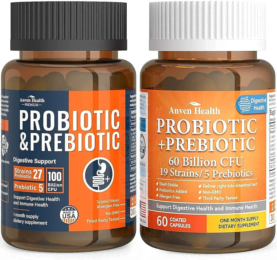 100 Billion & 60 Billion Probiotics Gut Health Bundle M89410