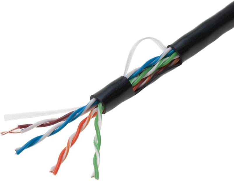 1000ft Blue Cat5e 24AWG Shielded Cable R7096