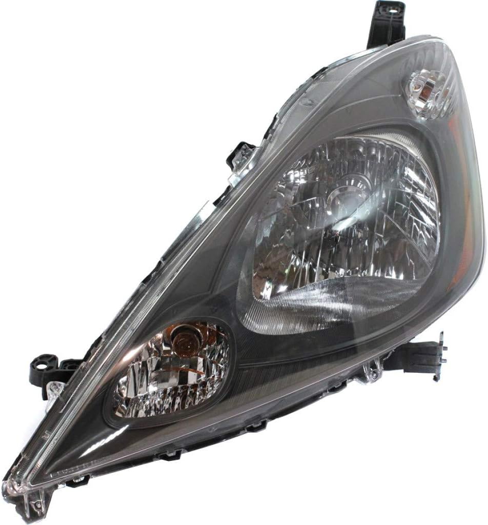 Passenger Side Headlight Assembly for Honda Fit 2009-2014 L364411