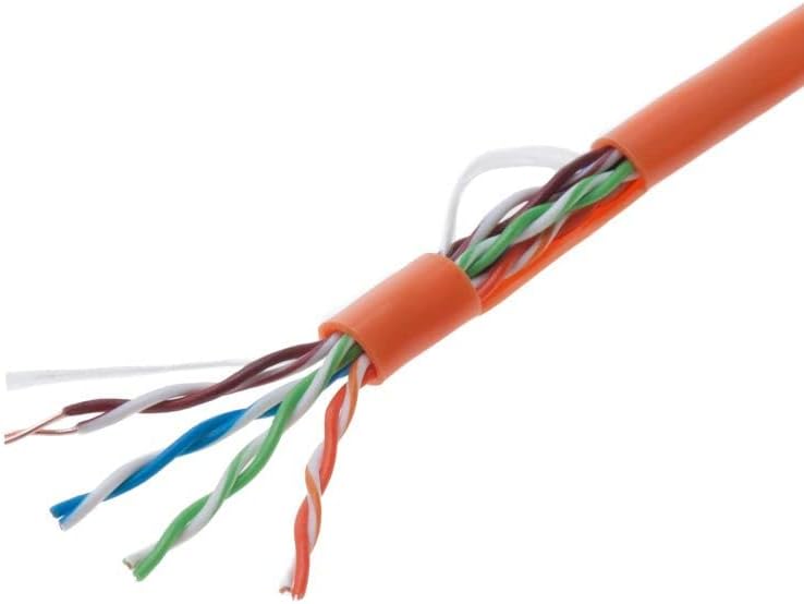 1000ft Blue Cat5e 24AWG Shielded Cable R7096