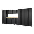 10-Piece Welded Steel Garage Storage System in Black C793