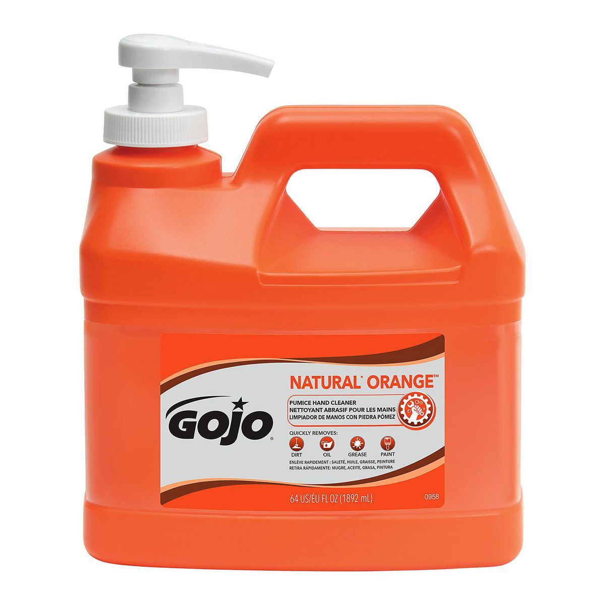 1/2 Gallon Natural Orange Pumice Hand Cleaner W5496