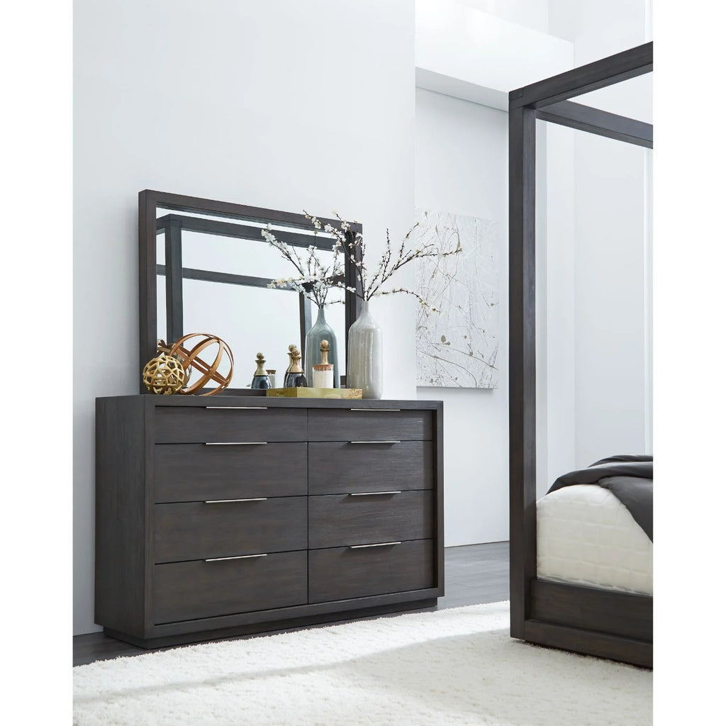 Basalt Grey Dresser & Mirror D31359