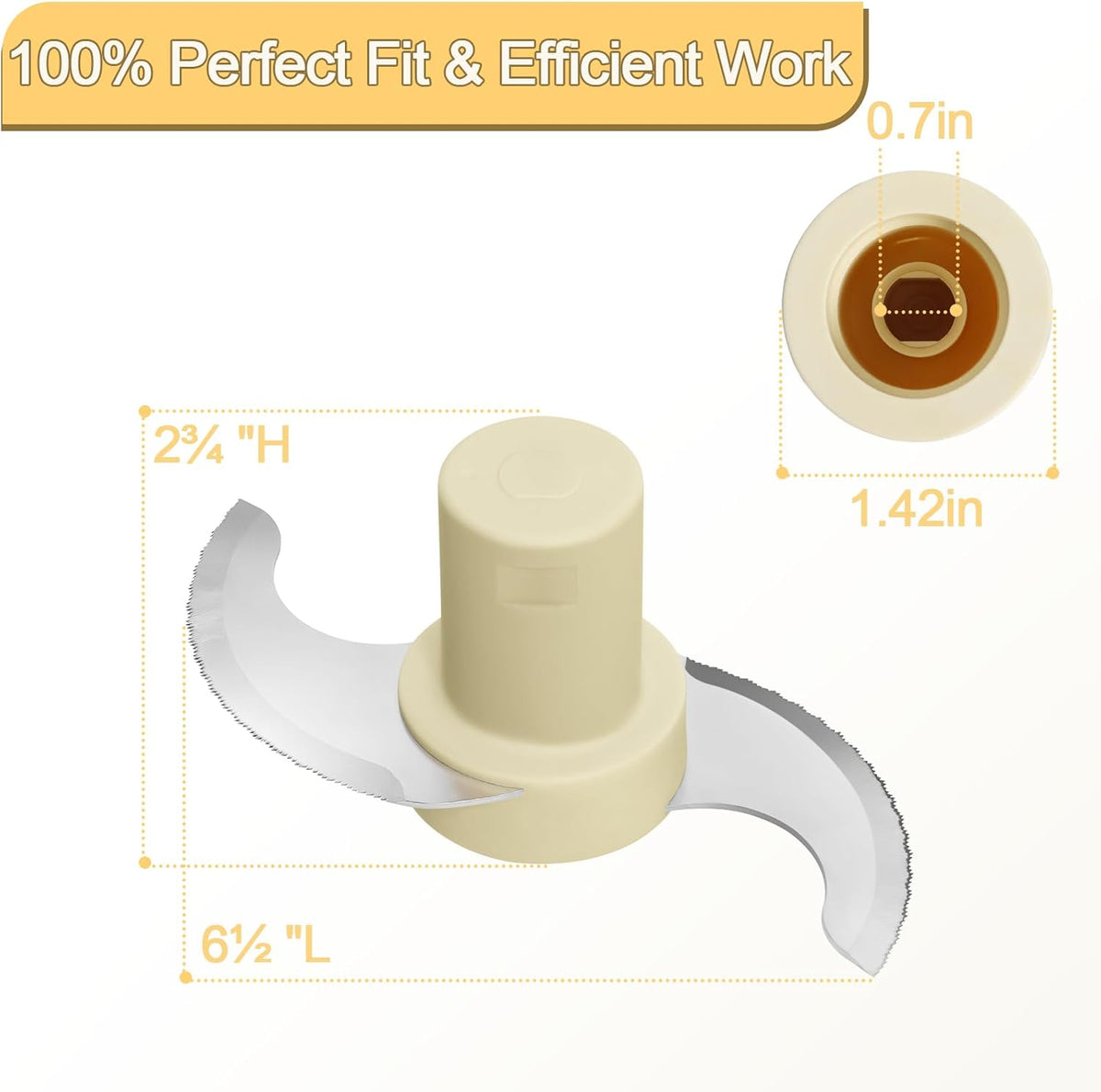 Main Stainless Steel Chopping Blade for Food Processor N84142
