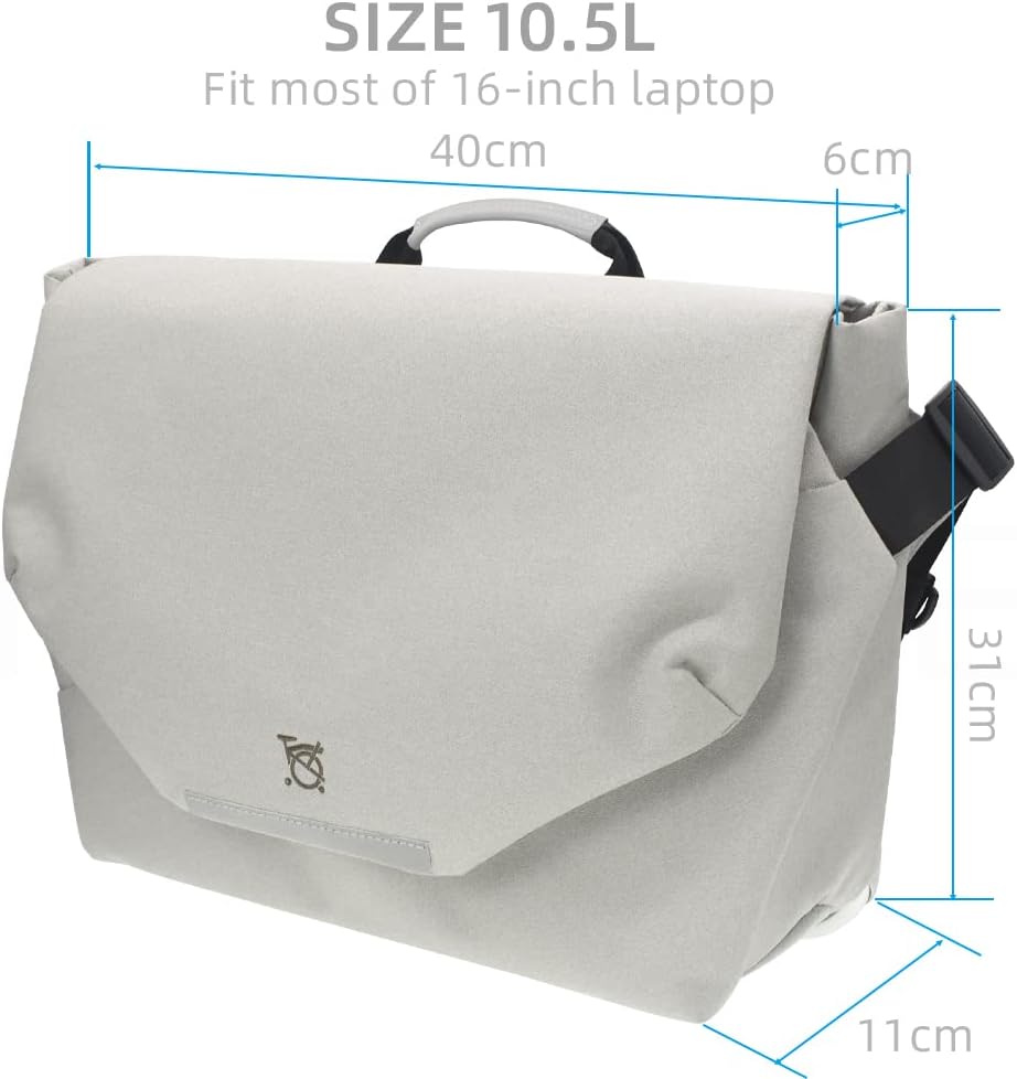 10.5L Water Resistant Laptop Shoulder Bag with Rain cover H98151