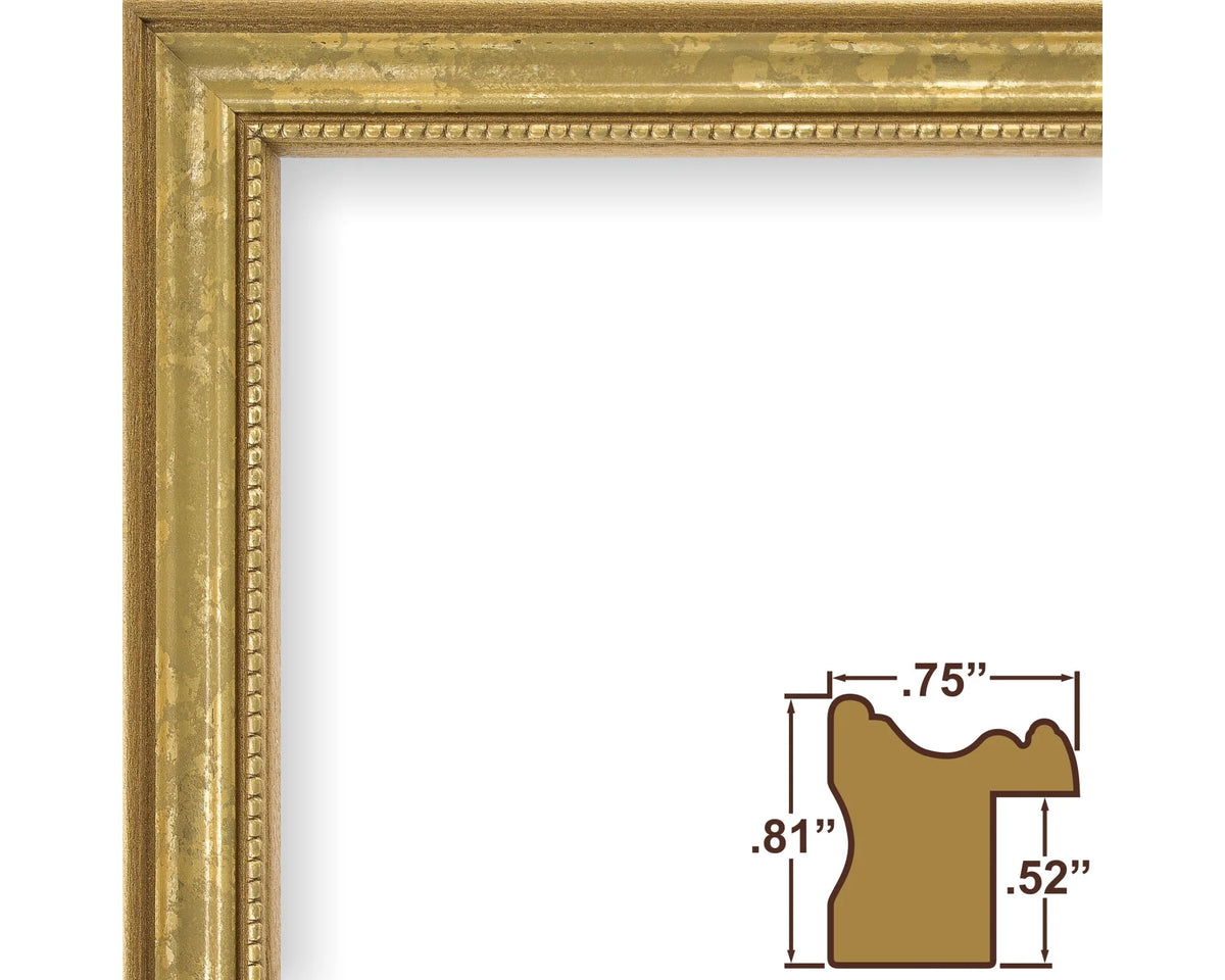10x11 Ornate Gold Picture Frame Set of 4 K48672