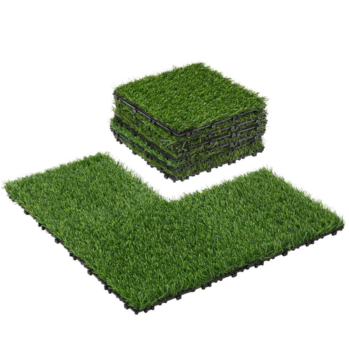 12''x 12'' 27pcs Artificial Grass Interlocking Turf Tile A821