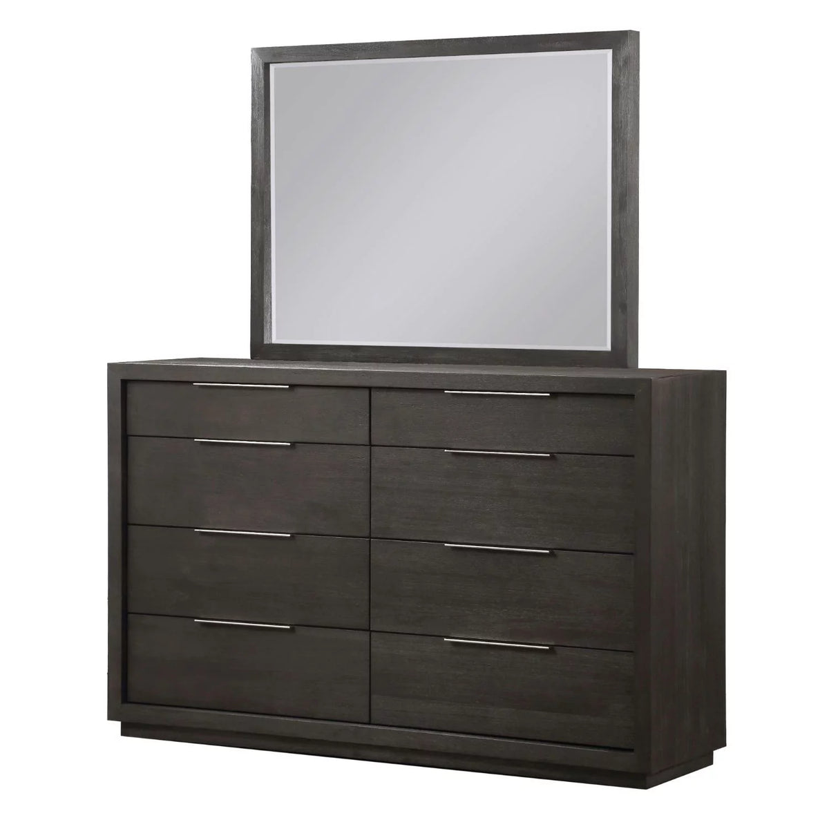 Basalt Grey Dresser & Mirror D31359