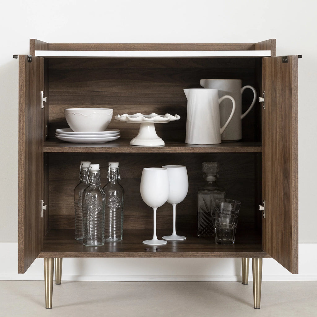 Mid-century Glam Cabinet F1856