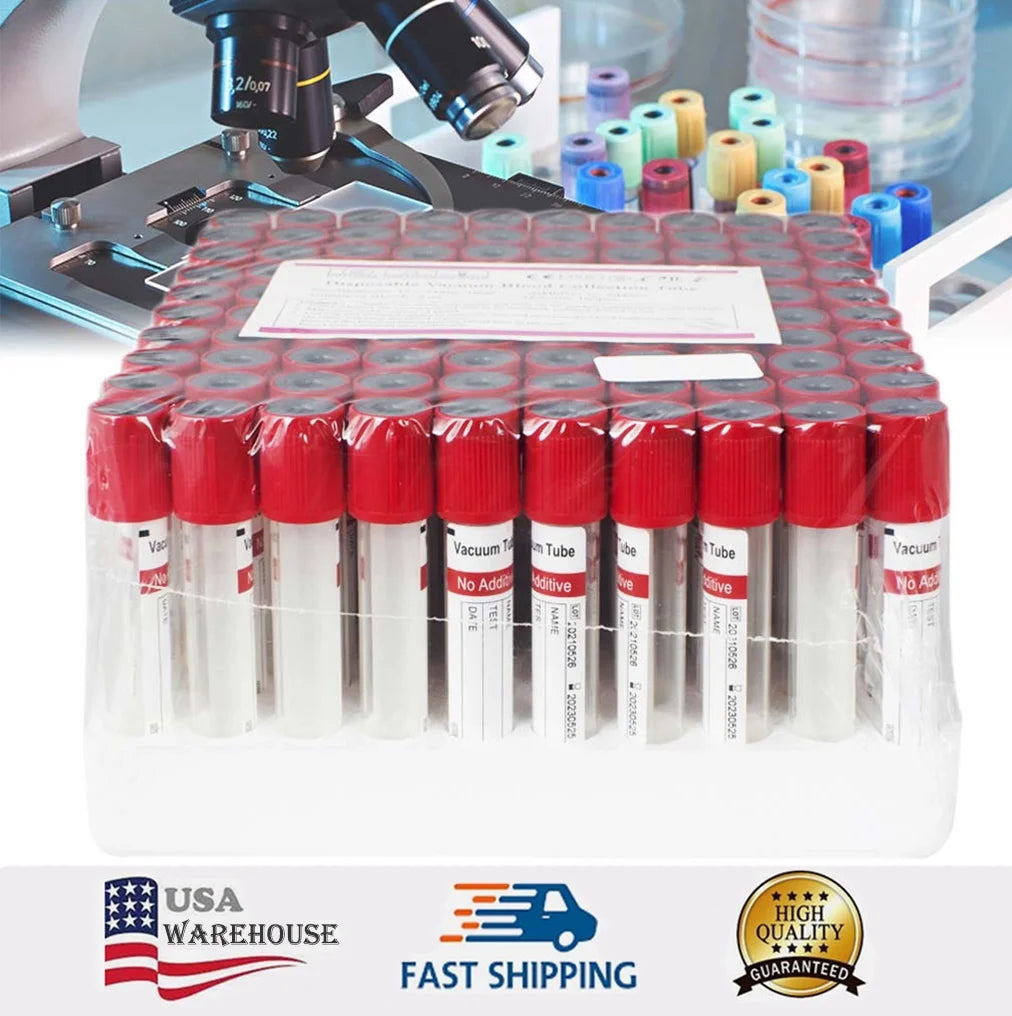 100PCS 500ML Sterile Glass Vacuum Blood Collection Tubes P350148