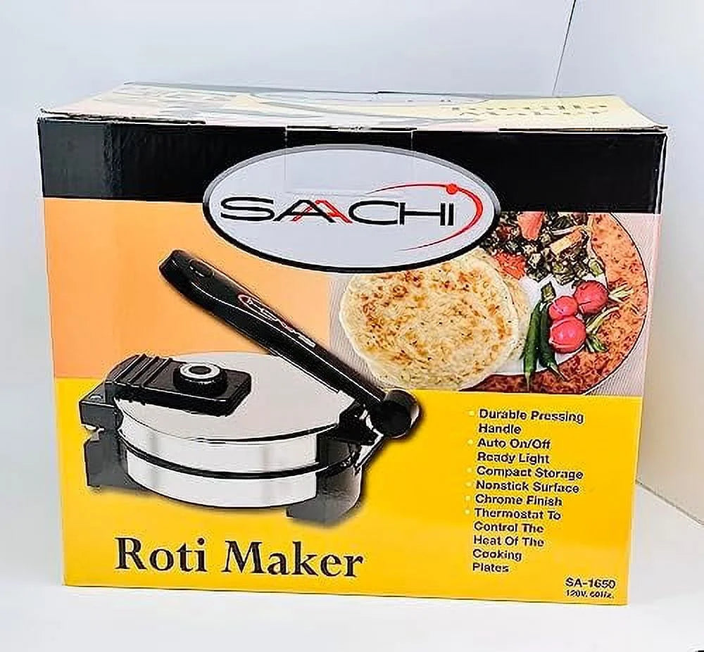 Electric Non-Stick Roti Chapati Tortilla Maker with Temperature Control H334