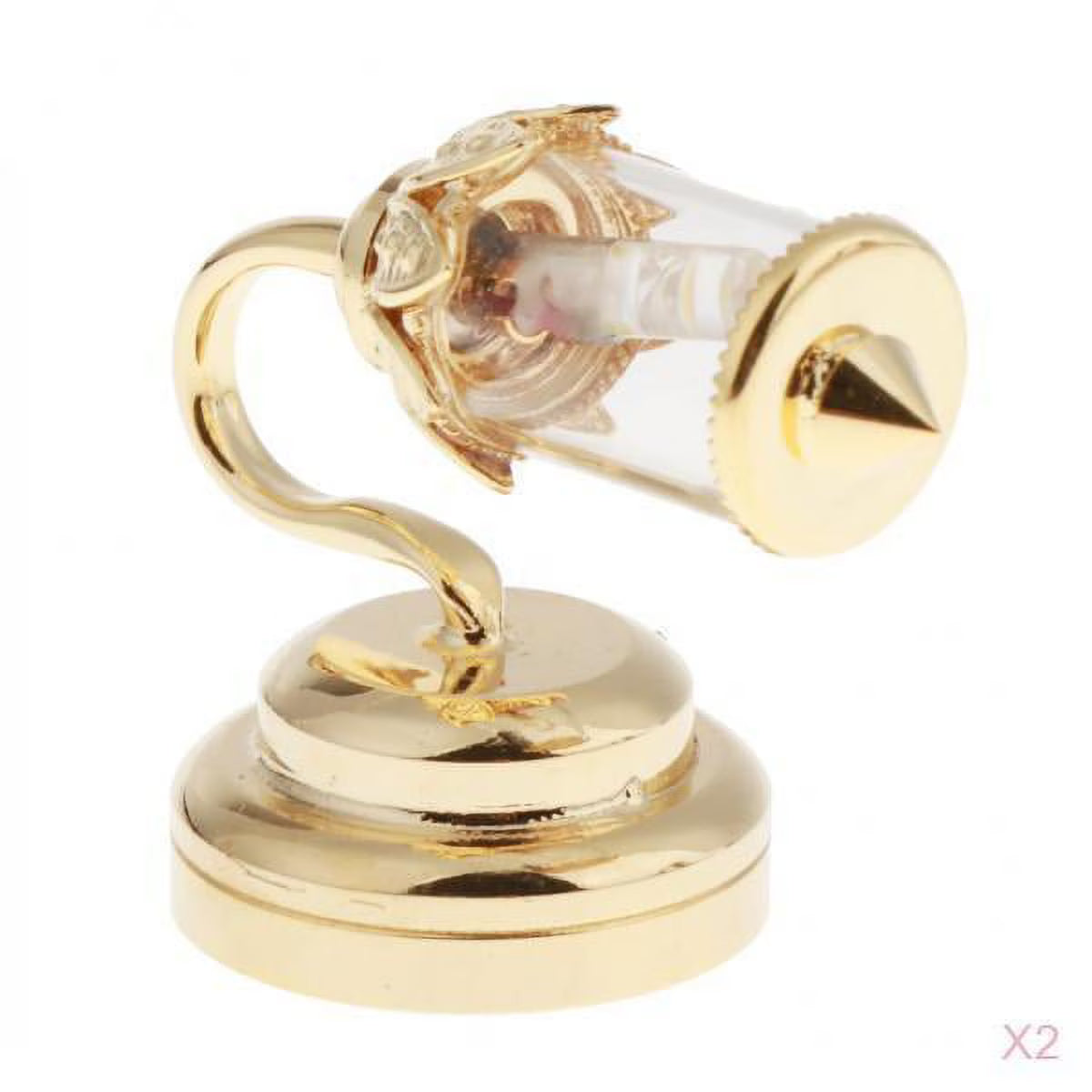 Golden Miniature Led Wall Sconces for Dollhouse V91861