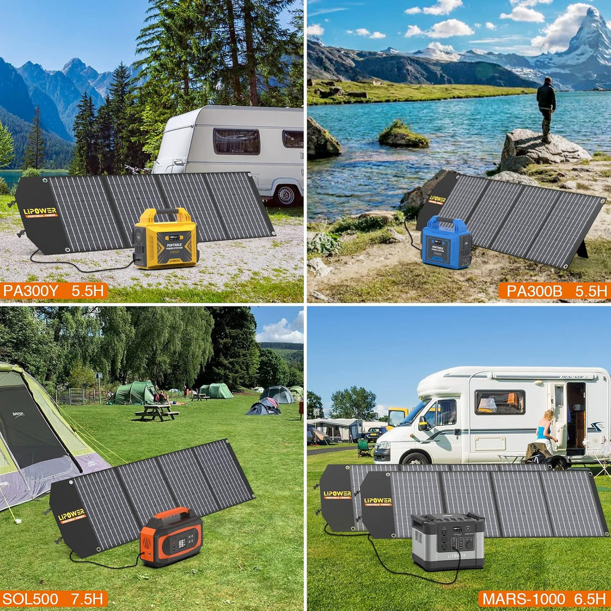 100W Portable Solar Panel 18V Foldable Solar Charger with USB Type-C PD Output L8372