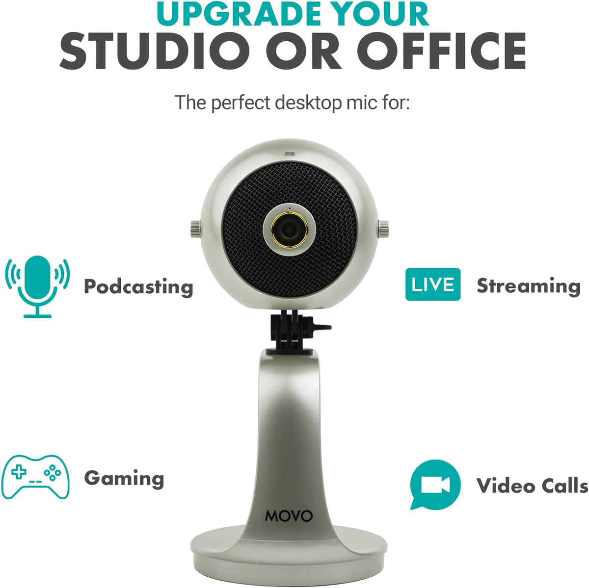 1080p HD Webcam and Condenser Microphone F62340