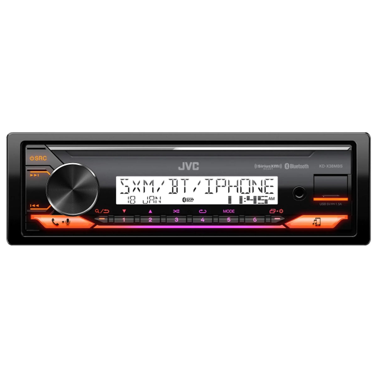 1-Din Bluetooth Stereo Receiver B64824