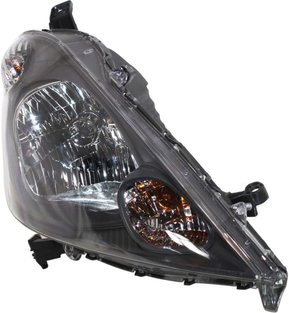 Passenger Side Headlight Assembly for Honda Fit 2009-2014 L364411