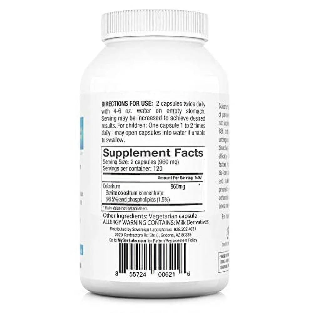 Colostrum Capsules 240 Capsules Liposomal Delivery L852
